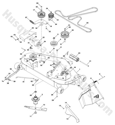 Husqvarna 48 Mower Deck Belt Diagram - Catalog Library