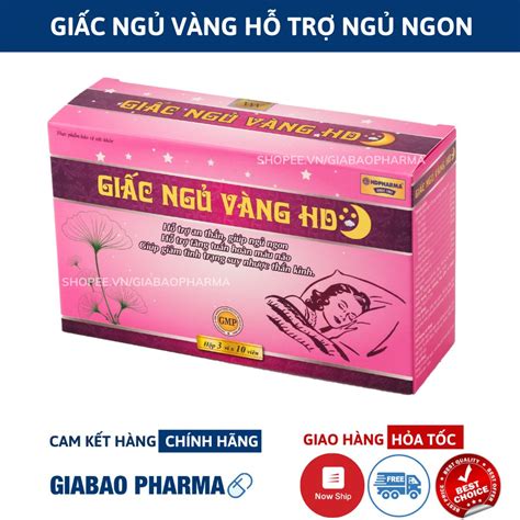 Mua Viên Uống GiẤc NgỦ VÀng Hd Hỗ Trợ Thần Kinh Giúp Ngủ Ngon Giá Rẻ Nhất Tecki Vn