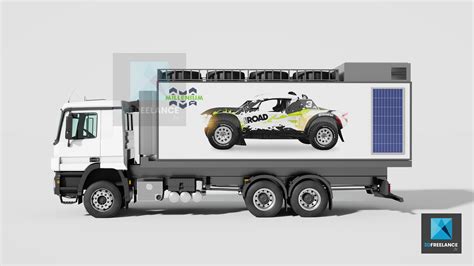 Images D D Un Camion Dassistance Pour Voitures De Course Freelance D