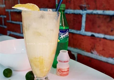 Resep Es Jelly Yakult Soda Minuman Kekinian Super Segar