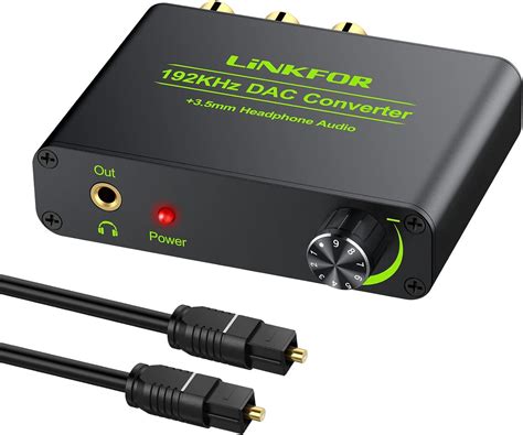 Linkfor D Codeur Audio Khz Dts Ch Avec Contr Le Du Volume Dac