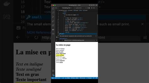 Comment Mettre En Forme Son Texte En HTML YouTube