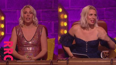 Sara Pascoe wonderful décolletage YouTube