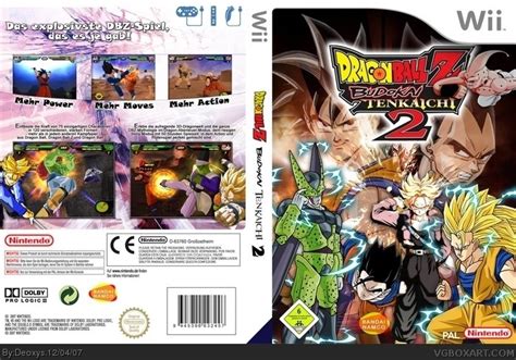 Dragon Ball Z Budokai Tenkaichi Wii Box Art Cover By Deoxys