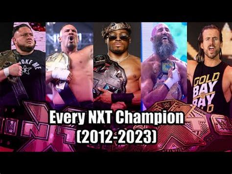 Every NXT champion (2012-2023) - YouTube