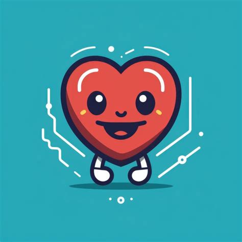 Premium AI Image ECG Electrodes Mascot For A Company Logo Generative AI