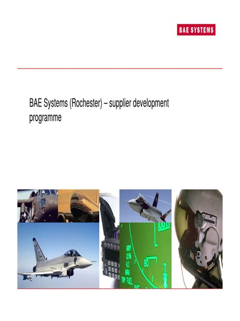 Bae Systems Presentation Lean Manufacturing Educational Assessment