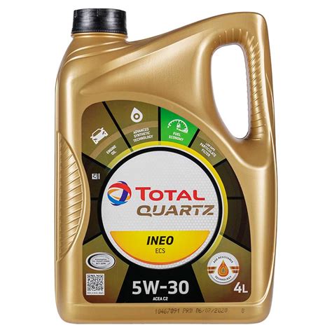 Total Quartz INEO ECS Fuel Economy 5W 30 5W30 Motorolaj 4lit