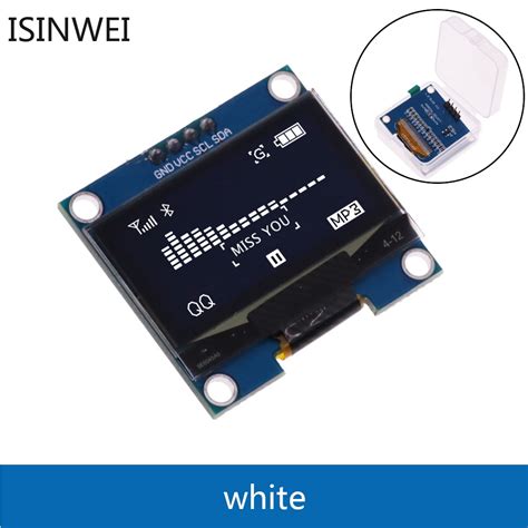 Pcs Oled Module White And Blue Color Iic I C X Inch Lcd