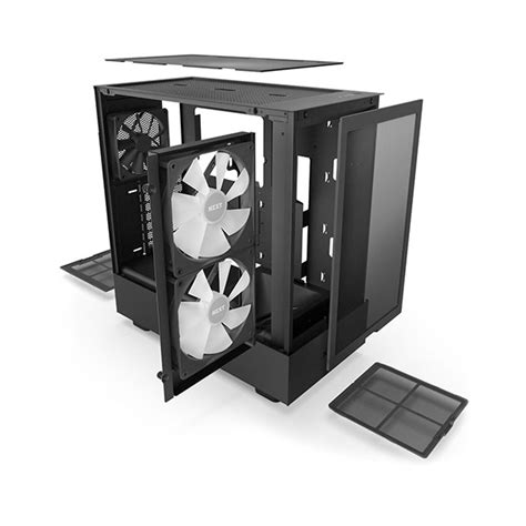 Nzxt H Flow Rgb Compact Atx Mid Tower Casing Black Price In Bd