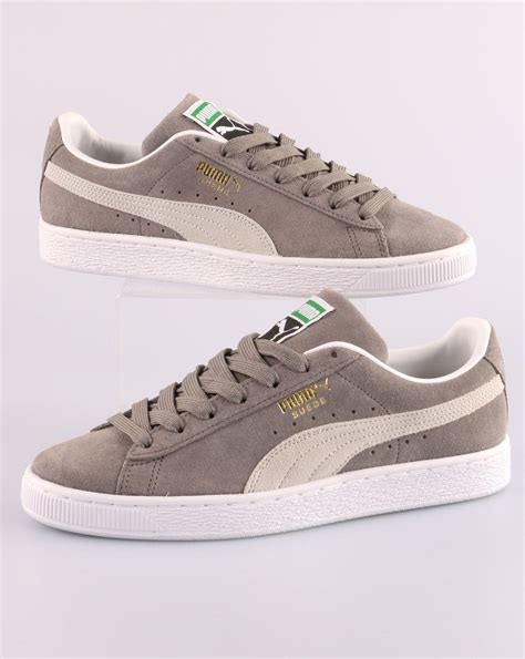 Puma Suede Classic Xxi Trainer Grey White 80s Casual Classics