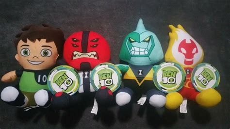 Set Of 4 Ben 10 Plush 8 Cartoon Network Licensed 1995614941