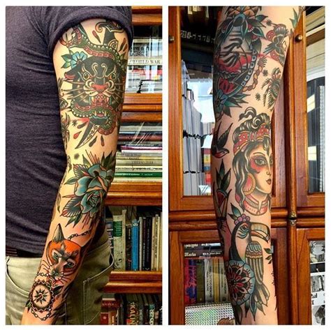 Top 59 Traditional Tattoo Sleeve Ideas 2021 Inspiration Guide Artofit