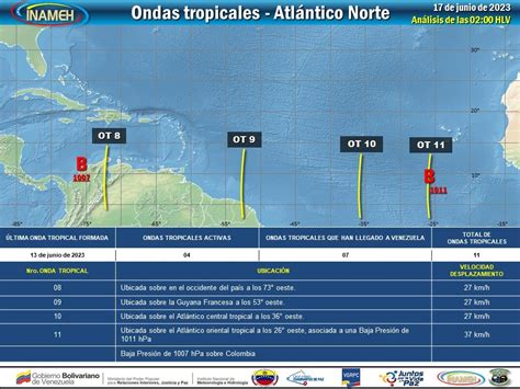 Onda Tropical 8 Trae Abundante Nubosidad Y Lluvias Aisladas Este Sábado