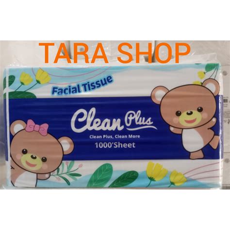 Jual Clean Plus Tissue Wajah Sheet Ply I Tisu Wajah Shopee