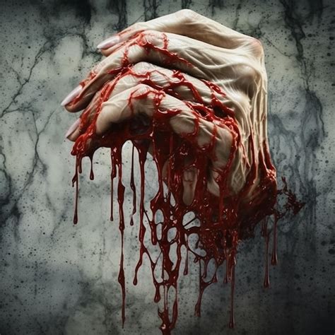 Dripping Blood Hand