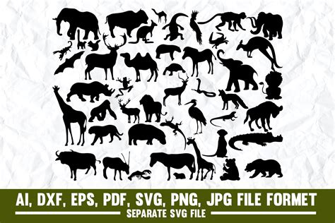 Wild Animals svg-Africa-Animal-svg-png | Creative Market