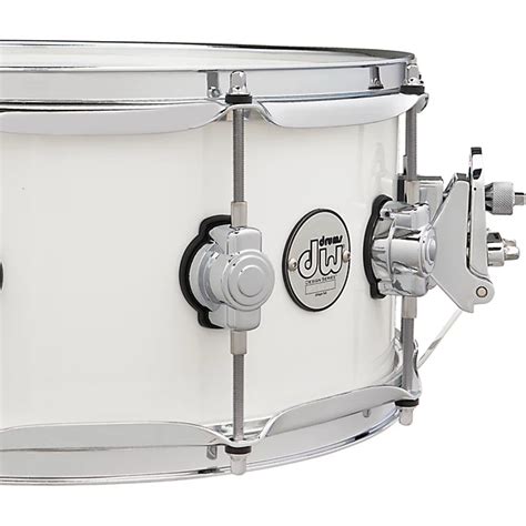 DW Design Series Snare Drum 14 x 6 in. Gloss White | Guitar Center