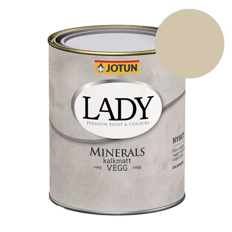 TILBUD Jotun Lady Minerals Kalkmaling 0 68 L Farve 11173 Humble Yellow