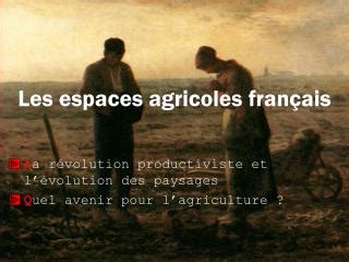 Ppt Les Espaces Agricoles En France Powerpoint Presentation Free