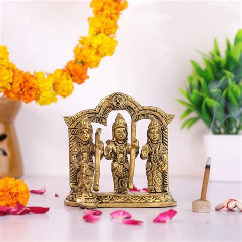 Home Brass Ram Darbar Statue At Rs 976 Idol Brass Ram Darbar Murti In