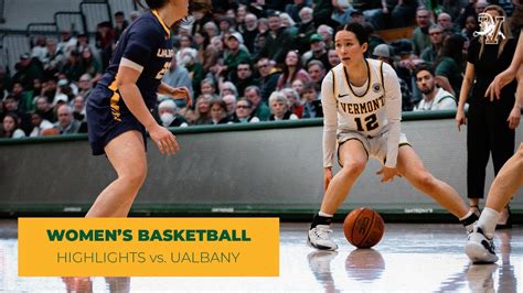 Womens Basketball Vermont Vs Ualbany 22224 Youtube