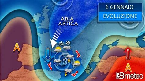 Meteo La Befana Porta Pioggia Vento E Neve