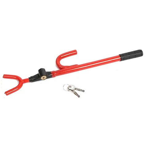 Chngtao Steering Wheel Lock Anti Theft Double Hook Extendable Anti