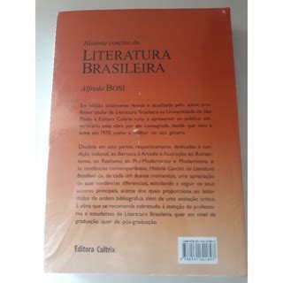 Livro Hist Ria Concisa Da Literatura Brasileira Lacrado Shopee Brasil