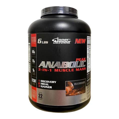 Inner Armour Anabolic Peak 3 In 1 Muscle Mass Gainer 6 Lbs Sporty Daysstaticwixstatic