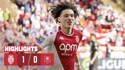 Highlights Ligue E Journ E As Monaco Stade Rennais As Monaco