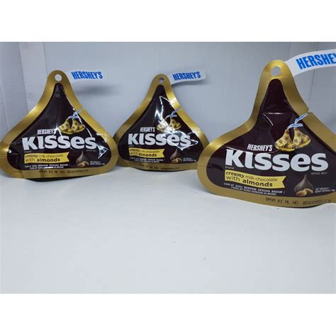 Jual Hersheys Kisses Creamy Milk Chocolate With Almonds 36gr Hershey