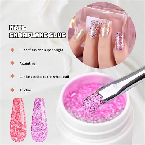 Gel X Kits Heart Glitter Top Coat No Chip Nails Color Peel Off Base Coat For Acrylic Nails Jell