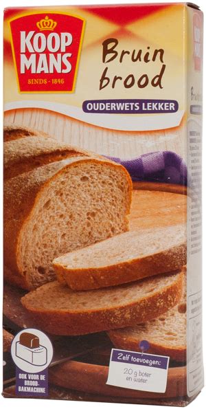 Test Koopmans Broodmix Bruinbrood Met Foto S V H Brood