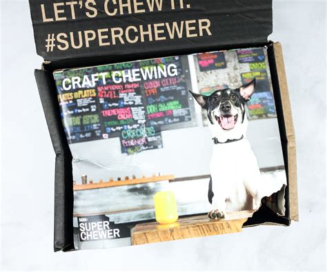 super chewer march  subscription box review coupon