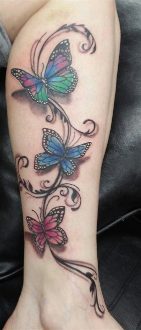 Butterfly Tattoo For Legs