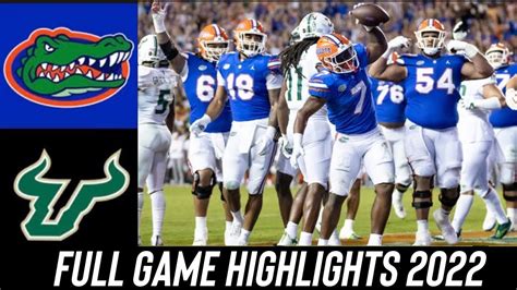 South Florida Bulls Vs 18 Florida Gators 2022 College Football Week 3 Highlights Youtube