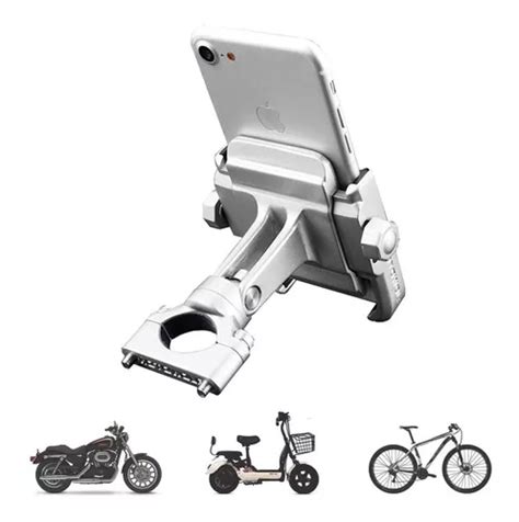 Base Soporte Porta Celular Para Motocicleta X Stars Aluminio Meses