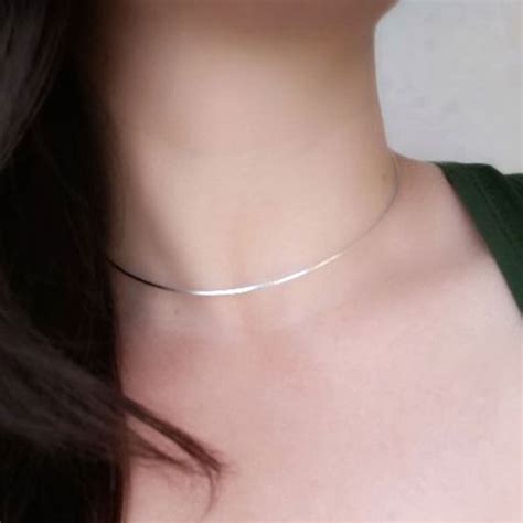 Choker Aro Liso Cm Di Metro Atacado Odara Pratas