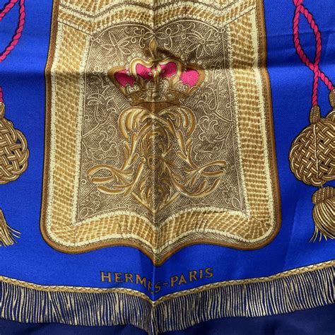 Herm S Silk Scarf Poste Et Cavalerie Carre By Jo Gem