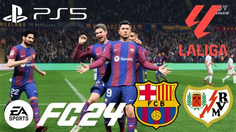 Fc Jugando Liga Espa Ola Barcelona Vs Rayo Vallecano Gameplay Sin