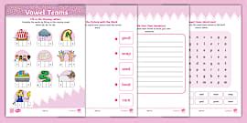 CVVC Words Activity Sheet Teacher Made Twinkl