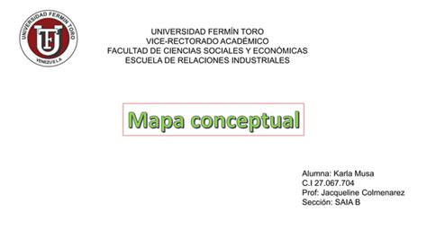 Mapa Conceptual De Psicología Ppt