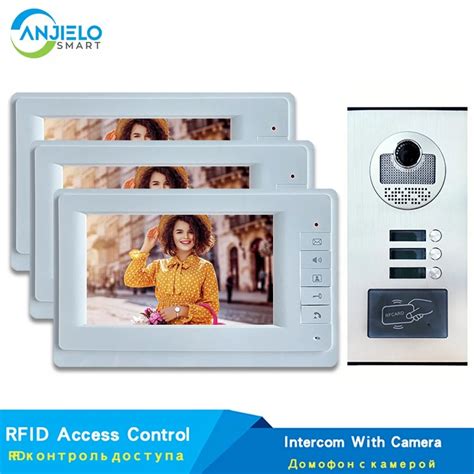 7 Intercoms For Apartment Door Bell Monitor System Rfid Access Video