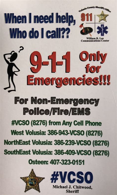 Non Emergency Contact Numbers – Deltona Strong