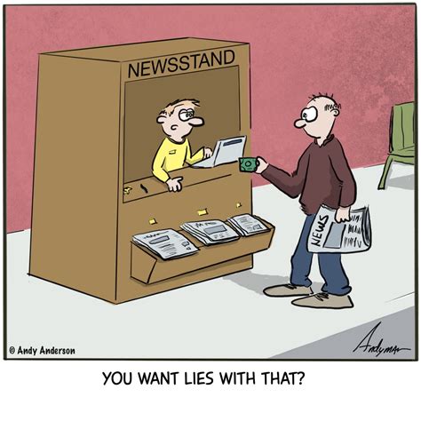 Cartoonmeme About Lies In The News Andy Anderson Cartoons