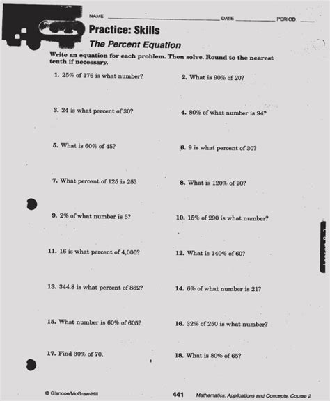 Linear Function Word Problems Worksheet With Answers Pdf Function