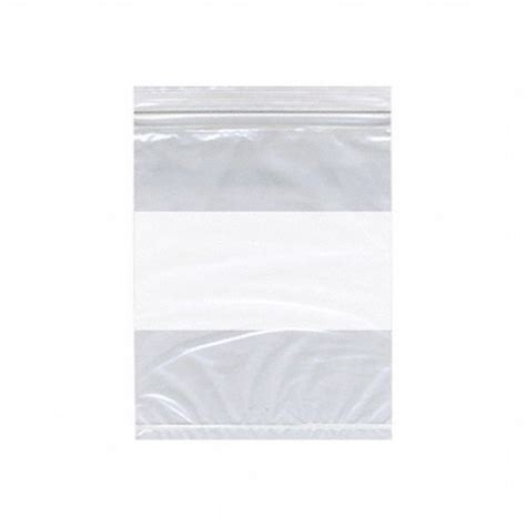 2 Mil Thick 9 In Wd Reclosable Poly Bag 824X56 85034 Grainger