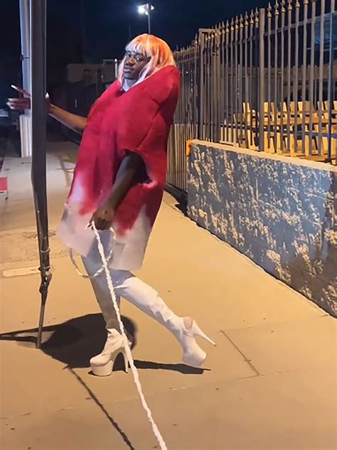 Lil Nas X Transforms Into Tampon For Bloody Ridiculous Halloween Costume