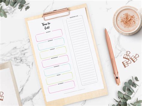 Cute Meal Planner Printables